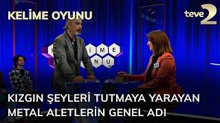 Kelime Oyunu: Kızgın şeyleri tutmaya yarayan metal aletlerin genel adı