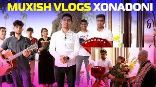 Bloger MUXISH VLOGS xonadonida kutilmagan tabrik // SHAXRIYOR VLOGS jamoasi