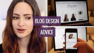 Tips & advice for blog design | CharliMarieTV