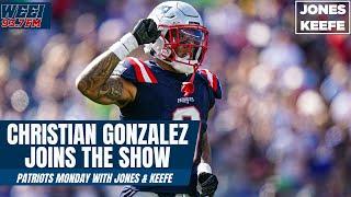 Patriots cornerback Christian Gonzalez joins the show following upset win over Jets | Jones & Keefe