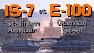 WOT Blitz Face Off || IS-7 vs E-100