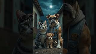  Fuzzball & Bruiser Save the Puppies!  #fuzzball #cat #funny #puppy