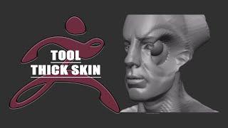 【ZBrush 2022】【memo】tool:thick skin