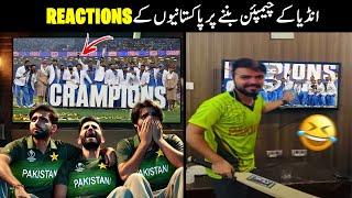 20 Pakistani Fans' Angry Reaction to India's Champions Trophy Win!