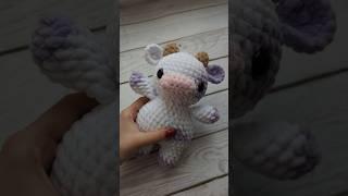 Самая милая схема коровки  #вязаныеигрушки #crochet #amigurumi #амигуруми #вязаниекрючком