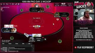 DAY 2 2/18 $1050 KO $50,000 1st $2100 PLO8 + $10,300 8 GAME!?!?!?!?!?!? (unlikely) 