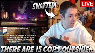 Dellor Gets SWATTED & HANDCUFFED Live On Stream... 15 Police Offers SHOW UP!