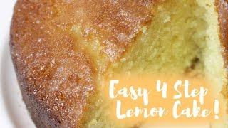 Easy 4 Step Lemon Cake! | fabuloushannah