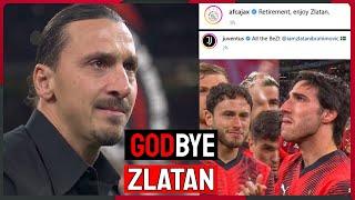 The reaction of players and clubs after the retirement of Zlatan Ibrahimovic