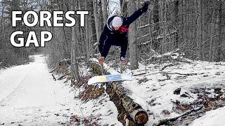 Snowskating in the Forest!