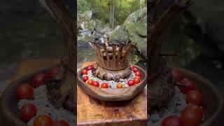 KUZU PİRZOLA KRAL TACI  - Cooking lamb chops king crown dish