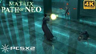 The Matrix Path of Neo PS2 Gameplay 4K 2160p (PCSX2)