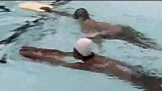 Nisha Millet's swimming clinic at Jain University Bangalore