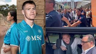 Scott McTominay first day in Napoli