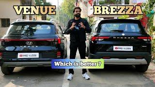 2024 MARUTI BREZZA vs HYUNDAI VENUE |  Pros & Cons | किसमें कितना है दम  | which is Better ?