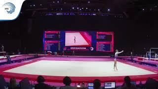 Alessia GRESSER (SUI) - 2018 Artistic Gymnastics Europeans, junior qualification floor