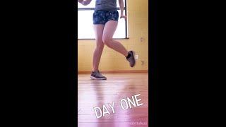 Daily Shuffle Dance Practice #1 (Getting back into it) #shorts