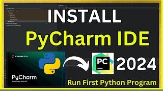 Install PyCharm IDE with Python 3.13 on Windows 10/11 [2024]