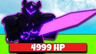 How to get 5000 hp with Void Knight in Roblox Bedwars