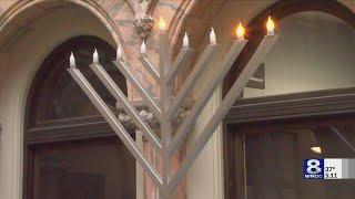 Rochester City Hall celebrates Hanukkah with Menorah lighting