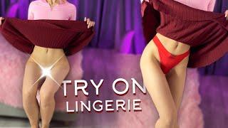 [4K USA]PRETTY Types of Underwear for Women: NEW Try On Haul AND MORE IDEAS! BEAUTIFUL THONG/STRINGS