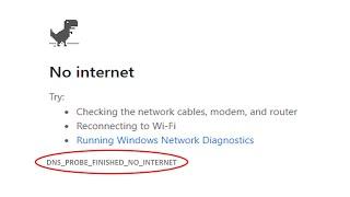 Fix DNS PROBE FINISHED NO INTERNET in Windows 11 / 10 / 8 | Fix Google Chrome No Internet Error