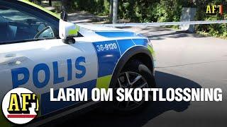 Misstänkt skottlossning i Älvsjö – stor polisinsats