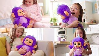 How to Play with the Fingerlings Care 'N' Cuddles Monkey