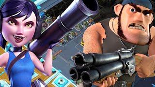 Boom Beach Базука Вампир или Буллит на 3 Машинных отделениях