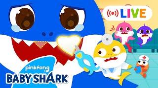 [LIVE] YIKES! Shark Family Visits Baby Shark Doctor | +Best Episodes Comp. | Baby Shark Official