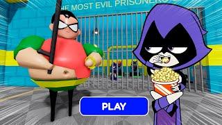 NEW TEEN TITANS GO BARRY'S PRISON RUN Obby New Update Roblox - All Bosses Battle FULL GAME #roblox