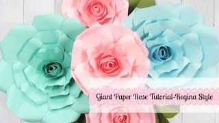 DIY Giant Paper Rose