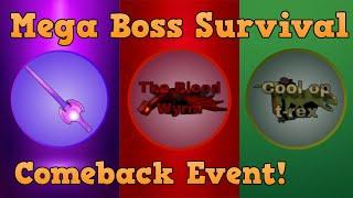 [EVENT] How to get all items in Mega Boss Survival Comeback 2024 Event! (Roblox)