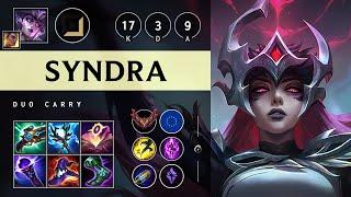 Syndra Carry vs Kai'Sa: Triple Kill, Dominating - EUW Grandmaster Patch 14.18