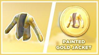 How to Get the Painted Gold Jacket! | Roblox Innovation Awards - Roblox Tutorial