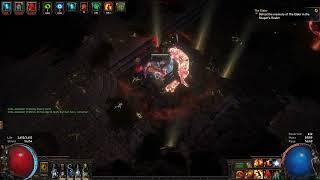 POE 3.19 Fire Flicker - Sirus 1sec Kill