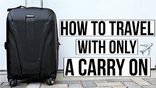 Travel Hacks For Traveling With Only A Carry On! | Ashley Nichole