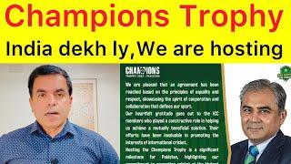 BIG DAY for Pakistan cricket  India dekh ly Champions Trophy Lahore, Karachi Pindi mei hogi