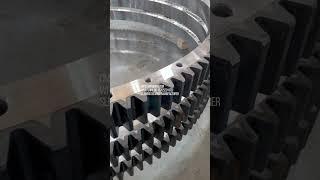 Slewing Bearing Ring Manufacture #slewingbearing #slewingring #bearing #machinery #metalshop