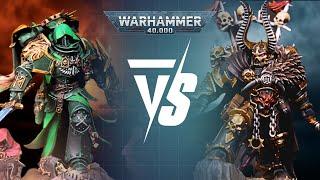 Dark Angels Vs Chaos Space Marines: 2000pts Warhammer 40K Battle Report