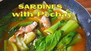 Cooking Sardines With Petchay~ Ginisang Pechay Sa Sardinas/Healthy And Budget Friendly