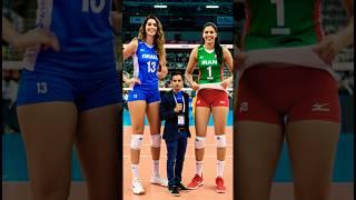 Interview with the Tallest Female Israeli and Iranian Volleyball Players! - #volleyball #tallwoman