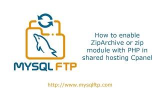 How to enable ZipArchive or zip module with PHP in shared hosting Cpanel