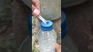 A genius trick with a hose and bottle!