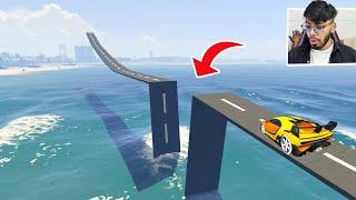 Broken Bridge Parkour Race 244.332% People Cannot Complete This in GTA 5!