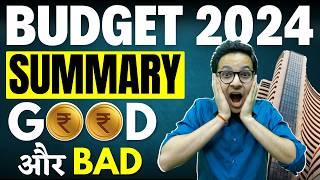 Budget 2024 Summary - Good or bad?