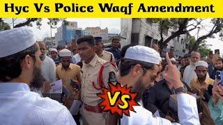 Hyc Salman Vs Police Waqf Amendment Bill QR Code Ke Dauran Hungama | Makkah Masjid Me QR Code