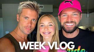 FAMILY WEEK VLOG! 2 DADS, KENZIE & 2 CAVALIER KING CHARLES! Disney Cruise Shopping, Haircuts & More!