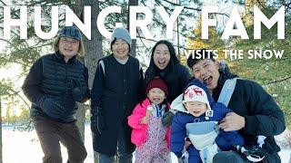 Hungry FAM visits the snow!