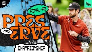 2025 Preserve Championship | MPO FINALF9 | Buhr, Ellis, Schultz, Barela | Jomez Disc Golf